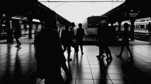 People on city street