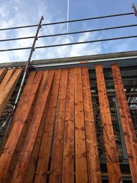 Low angle view of building against sky