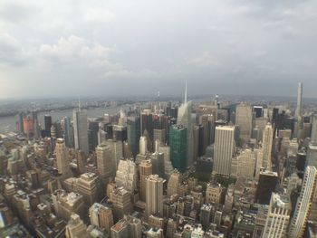 High angle view of cityscape