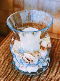 Close-up of drink on table