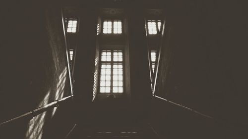 Window in dark room