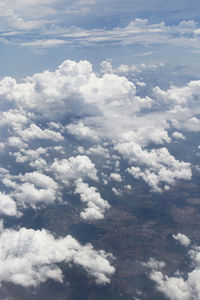 Low angle view of clouds in sky