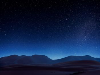 Night desert