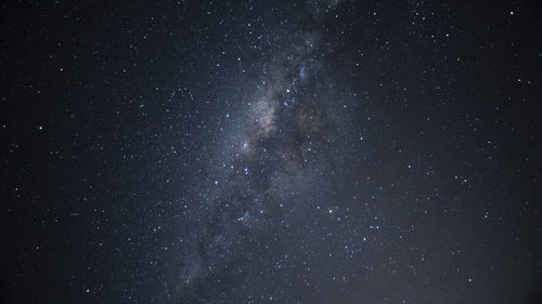 Low angle view of stars in sky