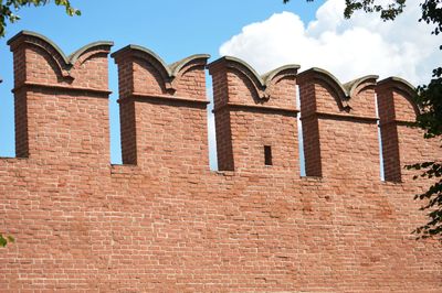 Low angle view of building against sky