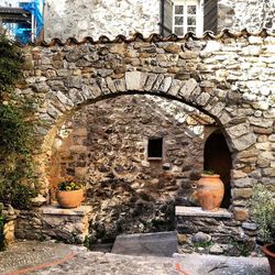 Entrance of old building