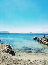 Scenic view of calm sea against sky