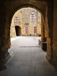 Arch of historic building