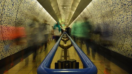 Railroad station platform