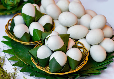 Close-up of eggs