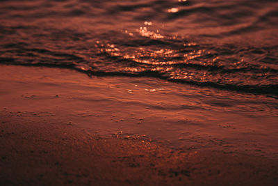 Full frame shot of sea waves