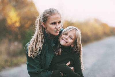 Portrait of smiling girl