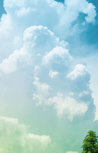 Low angle view of clouds in sky