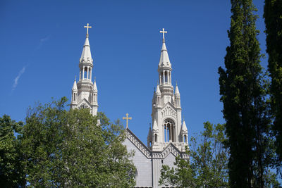 Low angle view of church