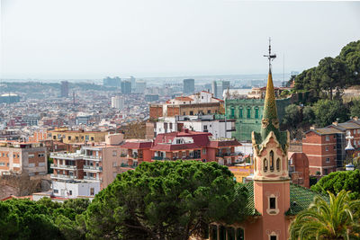 Buildings in city