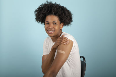 Portrait of a smiling young woman