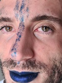 Close-up portrait of woman