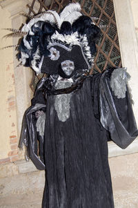 Full frame shot of person with mask