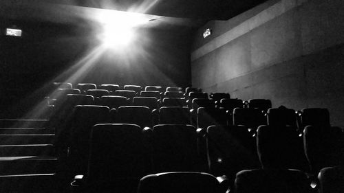 View of illuminated lights