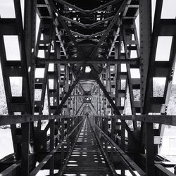 Full frame shot of footbridge