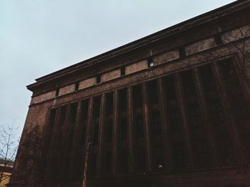 Low angle view of building against sky