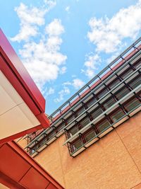 Low angle view of building against sky