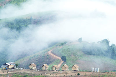 Aerial view of landscape