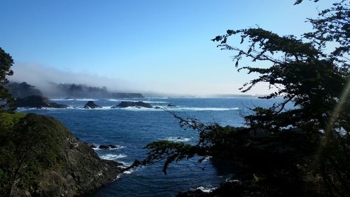 Scenic view of calm sea