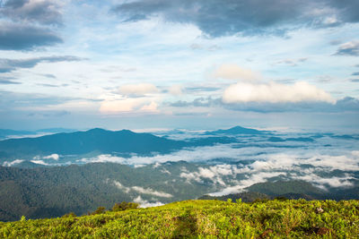 Scenic view of landscape against sky