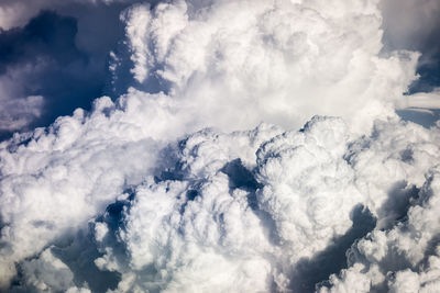 Low angle view of clouds in sky