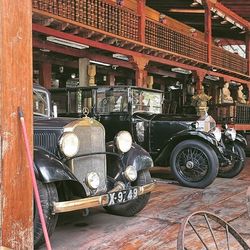 Cars parked in parking lot