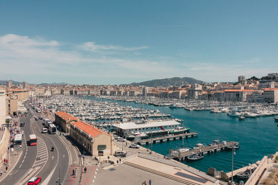 Marseille port