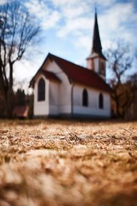 Close-up of cathedral against sky