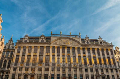 Low angle view of building against sky