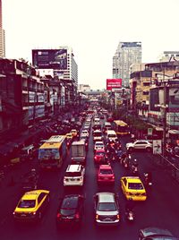 Traffic on road