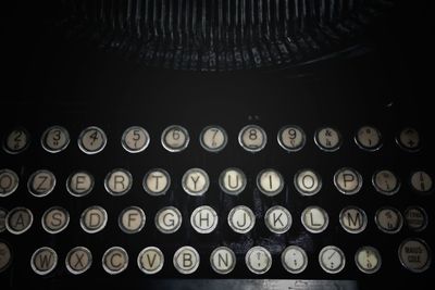 Close-up of computer keyboard