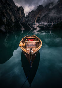 Boat in lake