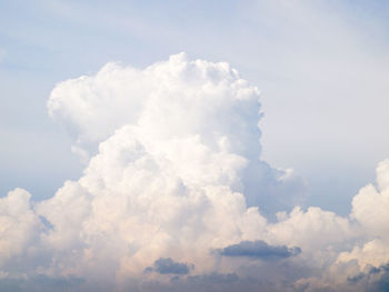 Low angle view of clouds in sky