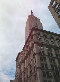 Low angle view of building against sky