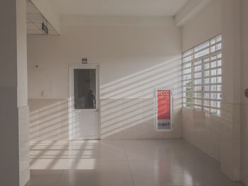 Empty corridor of building