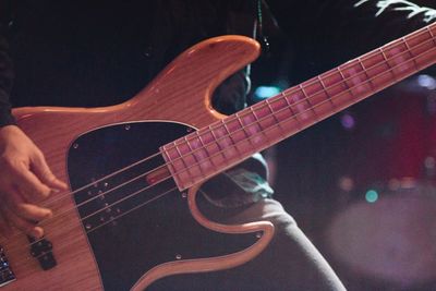 Close-up of guitar