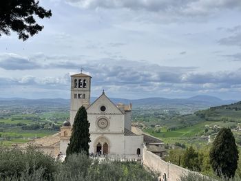 View of church against sky