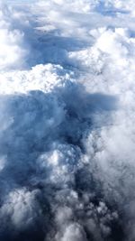 Low angle view of clouds in sky