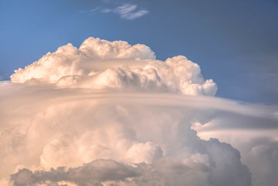 Low angle view of clouds in sky