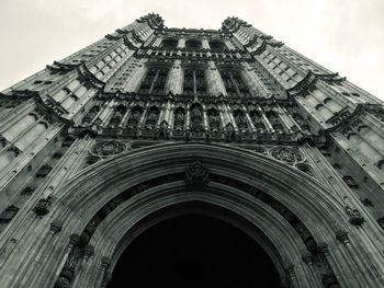 Low angle view of building against sky