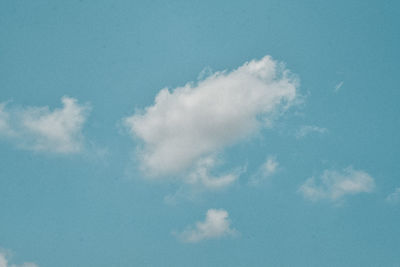 Low angle view of clouds in sky