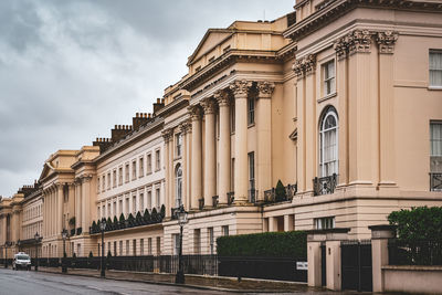 Low angle view of building against sky