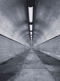 Low angle view of tunnel