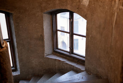 Interior of abandoned house