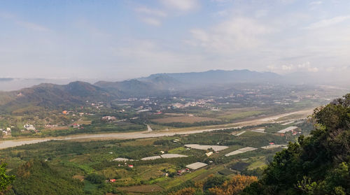 Scenic view of landscape against sky